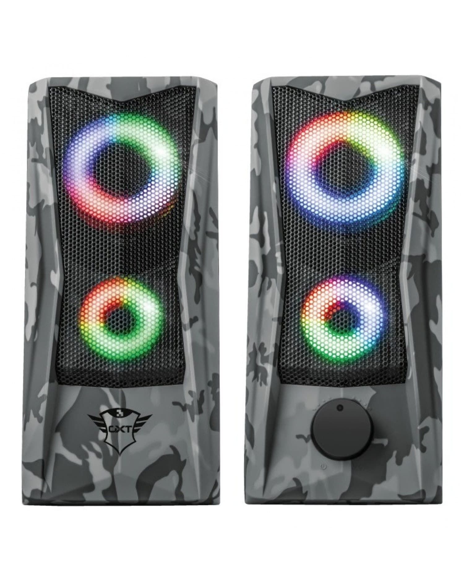 PARLANTE TRUST JAVV RGB SET 2.0 GXT606