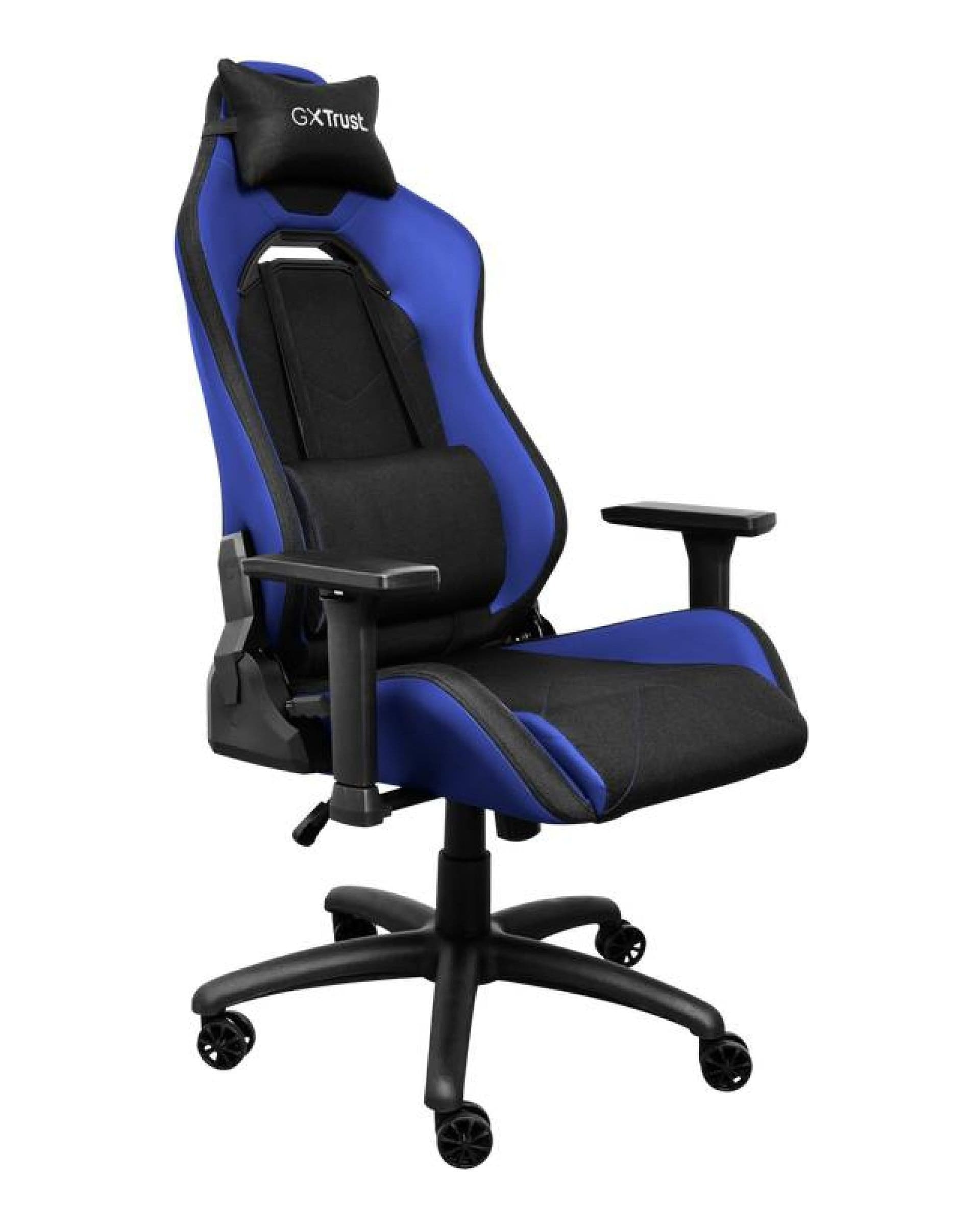 SILLA GAMER GXTRUST 714B RUYA ERGONÓMICA Y TRANSPIRABLE CON APOYO 3D AZUL