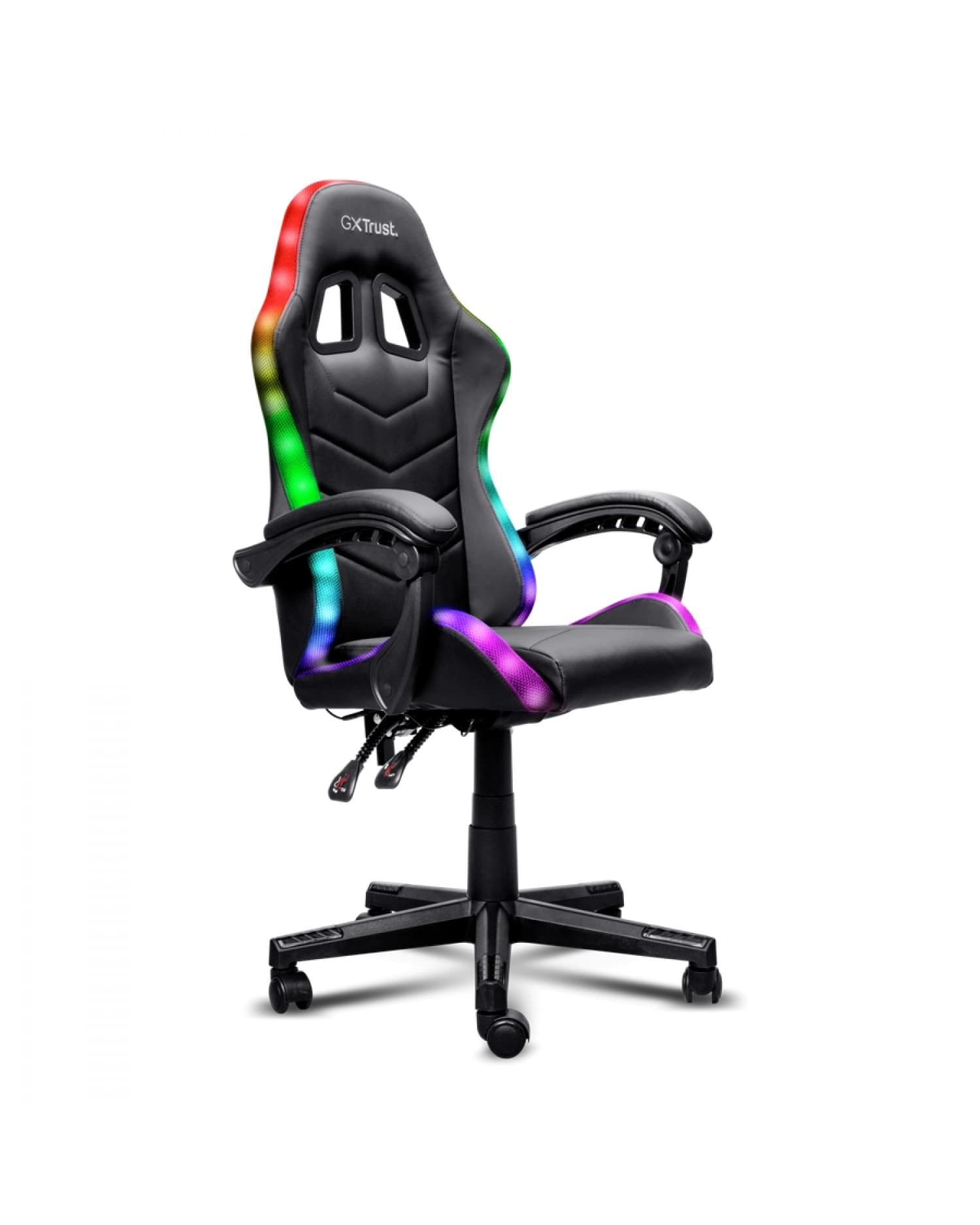 SILLA GAMER GXTRUST 704 RONIQ CON ILUMINACIÓN RGB AJUSTABLE NEGRO